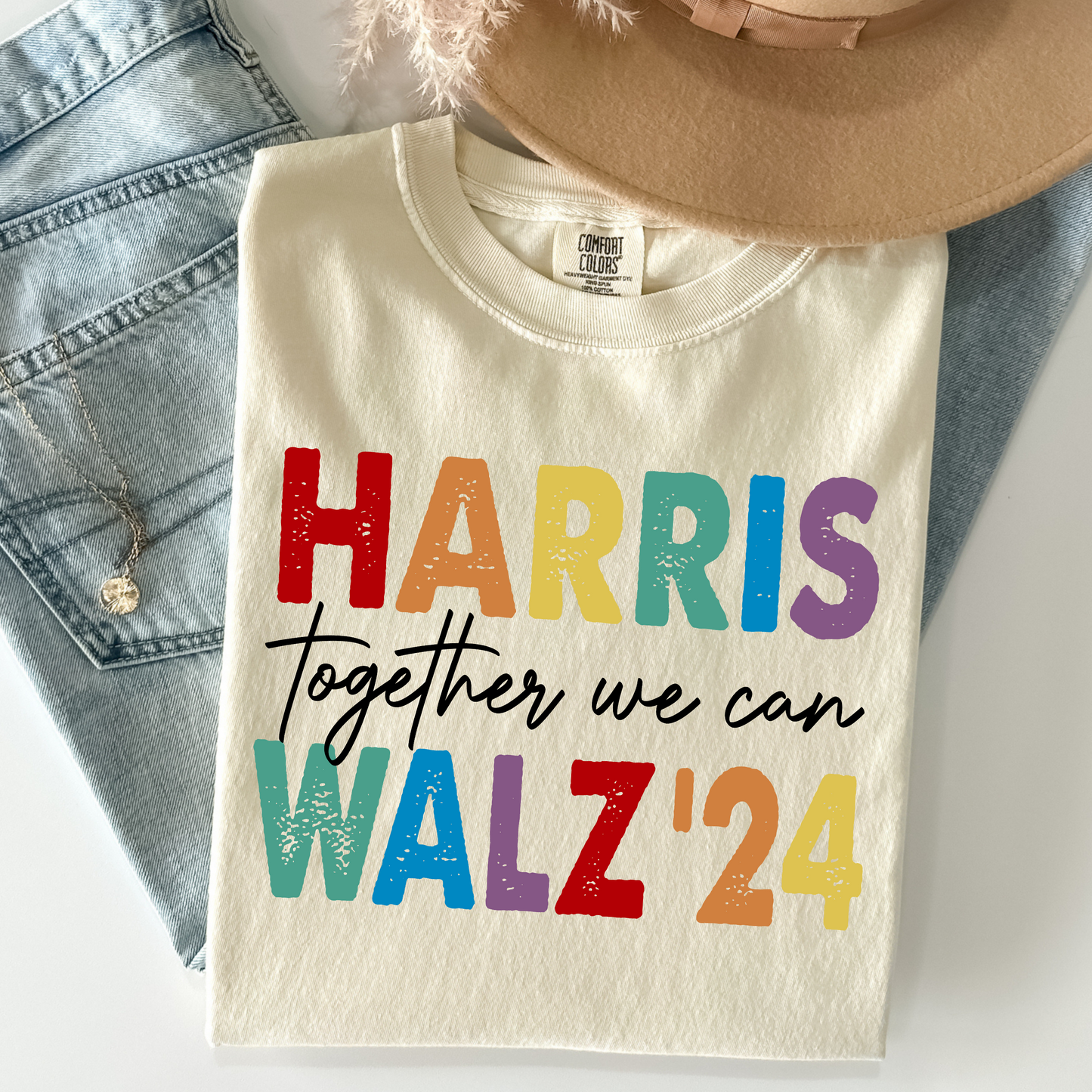 Harris Walz Together We Can Equality Tee